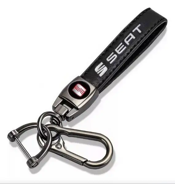 SEAT Leather Key Ring