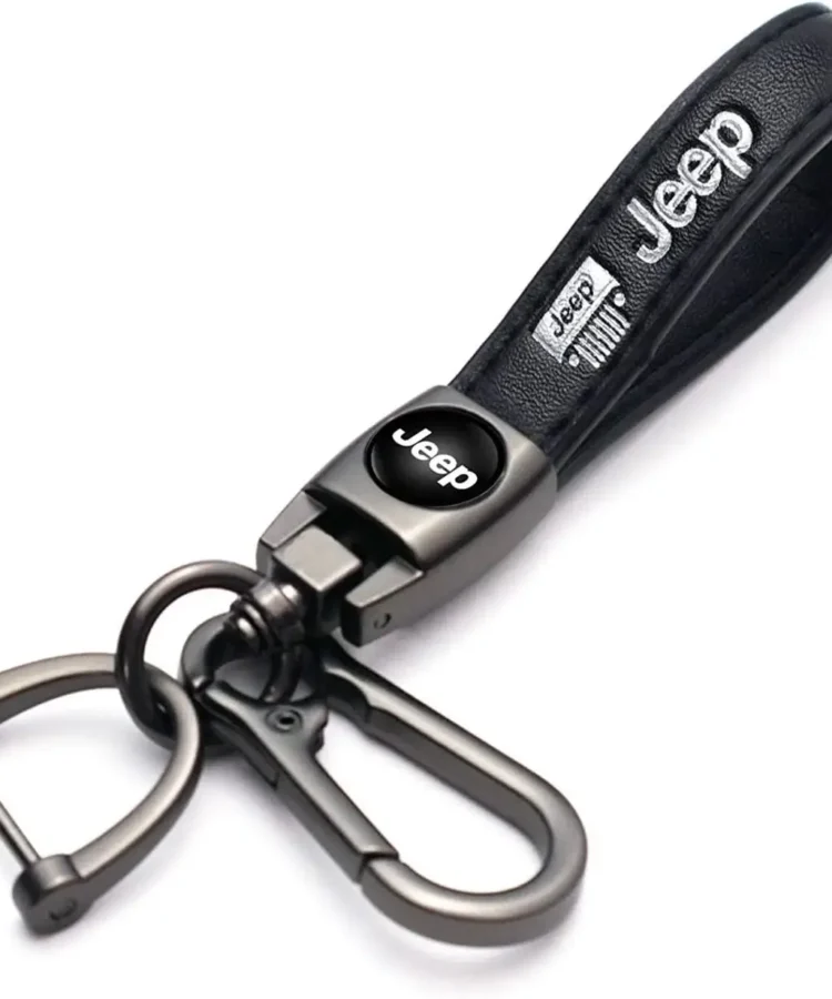 JEEP Leather Key Ring