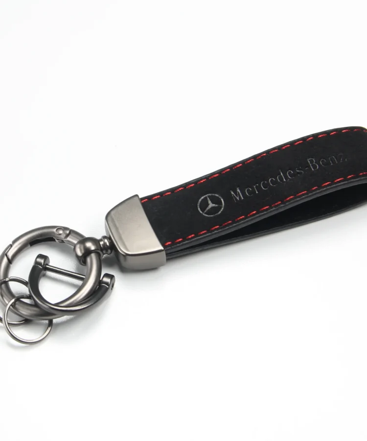 MERCEDES BENZ Soft Leather Keychain