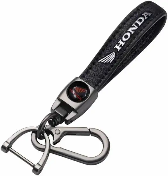 HONDA Leather Key Ring for Motorcycles