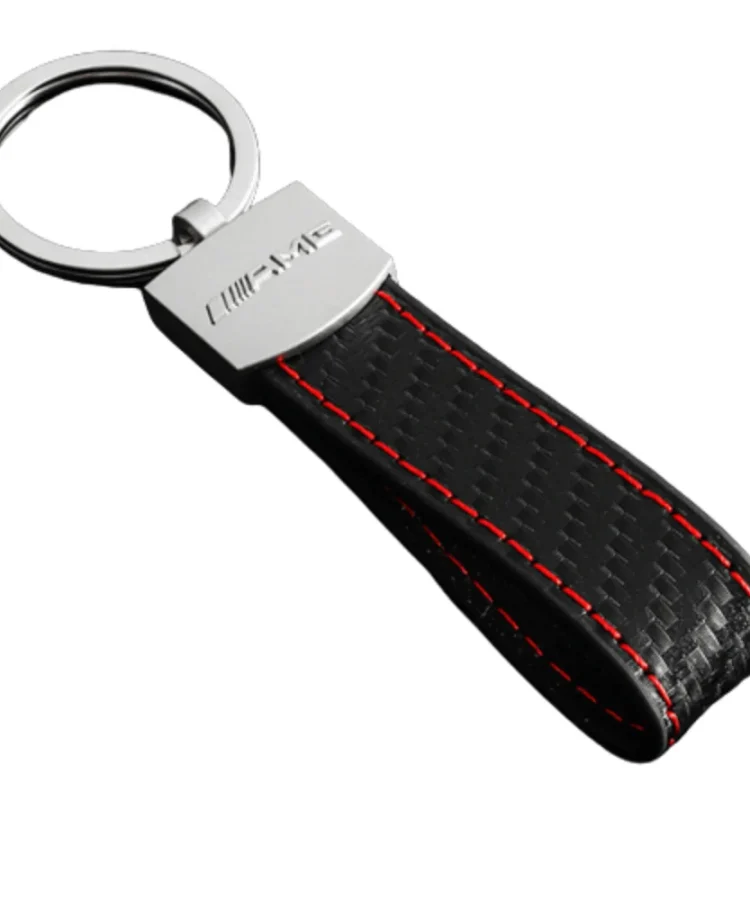 AMG Leather Key Ring