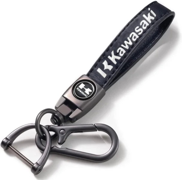 KAWASAKI Leather Key Chain