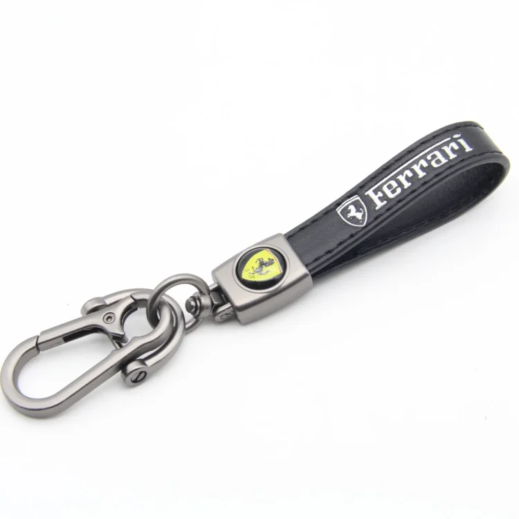 FERRARI Leather Key Chain