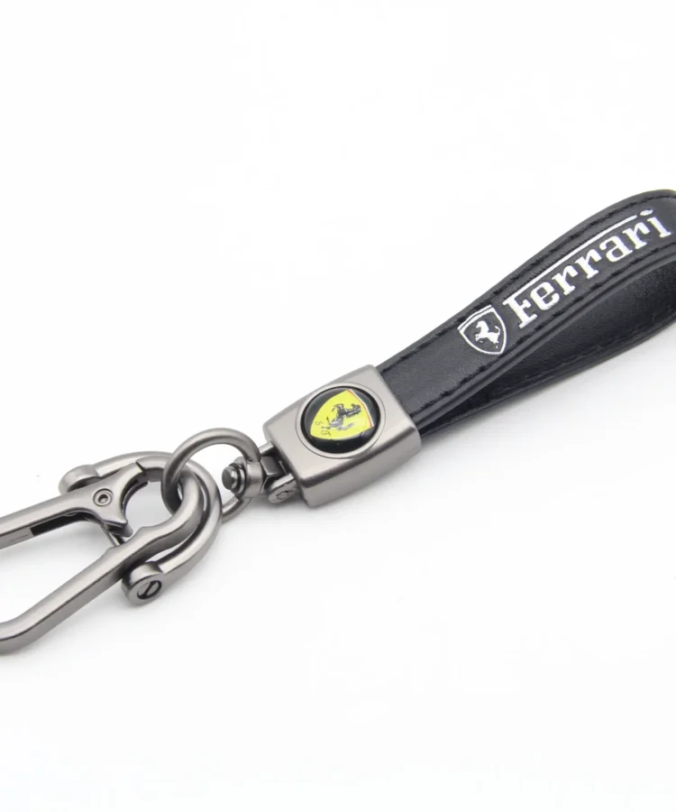 FERRARI Leather Key Chain