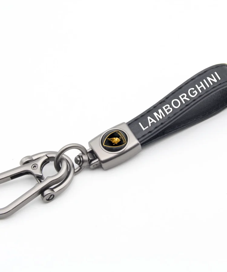 LAMBORGHINI Leather Key Chain